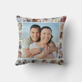 独自の21フォトコラージュを作成 クッション (裏面)