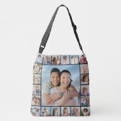 独自の21フォトコラージュを作成 クロスボディバッグ (裏面)