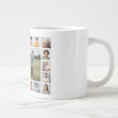 独自の21フォトコラージュを作成 ジャンボコーヒーマグカップ (右)