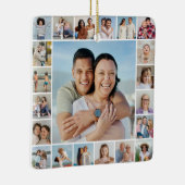 独自の21フォトコラージュを作成 セラミックオーナメント (右)