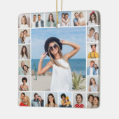 独自の21フォトコラージュを作成 セラミックオーナメント (左)