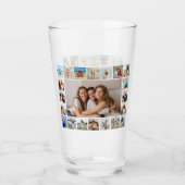 独自の21フォトコラージュを作成 タンブラーグラス (正面)