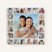 独自の21フォトコラージュを作成 ノートブック (正面)