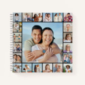 独自の21フォトコラージュを作成 ノートブック (正面)
