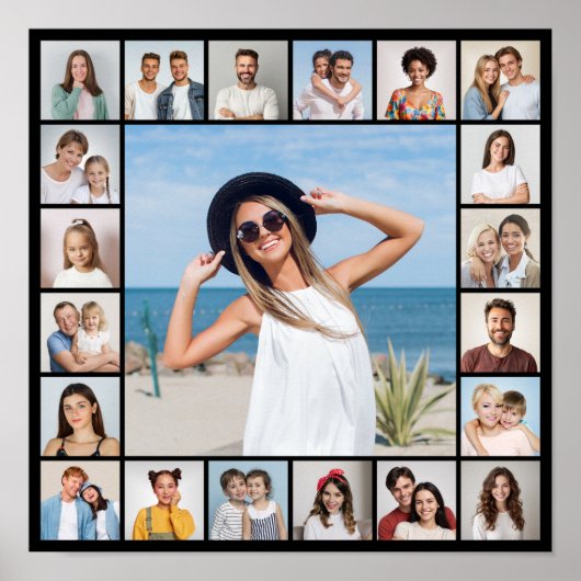 独自の21フォトコラージュを作成 ポスター (正面)