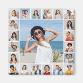 独自の21フォトコラージュを作成 マグネット (正面)