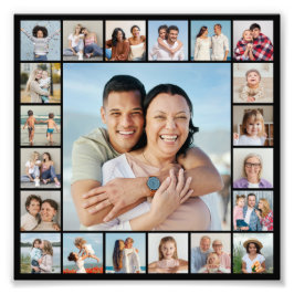 独自の21フォトコラージュ写真の拡大を作成 フォトプリント           