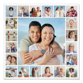 独自の21フォトコラージュ写真の拡大を作成 フォトプリント           