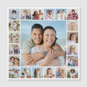 独自の21フォトコラージュ磁気カードの作成 (正面)