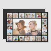 独自の21フォトコラージュ磁気カードの作成 (正面/裏面)