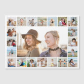 独自の21フォトコラージュ磁気カードの作成 (正面)