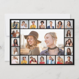 独自の21フォトコラージュ編集可能カラーを作成 カード