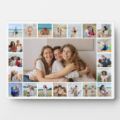 独自の21フォトコラージュ編集可能カラーを作成 フォトプラーク (正面)