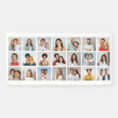 独自の21フォトコラージュ編集可能カラーを作成 横断幕 (横)