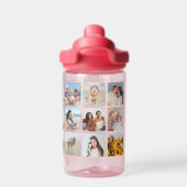 独自の21フォトコラージュkidの作成 ウォーターボトル (背面)