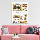 独自の22フォトパーソナライズされたコラージュを作成 キャンバスプリント (インサイチュ (リビング))