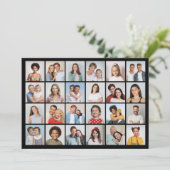 独自の24フォトコラージグリーティングの作成 カード (スタンド正面)