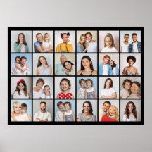 独自の24フォトコラージポスターの作成