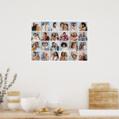 独自の24フォトコラージポスターの作成 ポスター (キッチン)