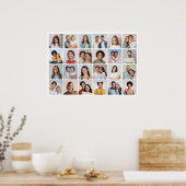 独自の24フォトコラージポスターの作成 ポスター (キッチン)