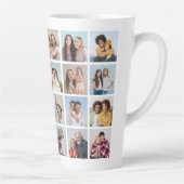 独自の24フォトコラージュを作成 カフェラテマグ (右)