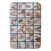 独自の24フォトコラージュを作成 バスマット (正面縦)