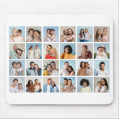 独自の24フォトコラージュを作成 マウスパッド (正面)