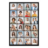 独自の24フォトコラージュ写真の拡大を作成 フォトプリント            (正面)