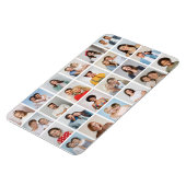 独自の24フォトコラージュ編集可能カラーの作成 マグネット (左側)