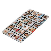 独自の24フォトコラージュ編集可能カラーの作成 マグネット (左側)