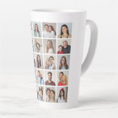 独自の25フォトコラージュを作成 カフェラテマグ (右アングル)