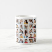 独自の25フォトコラージュを作成 コーヒーマグカップ (中央)