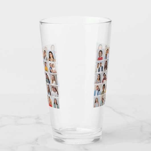 独自の25フォトコラージュを作成 タンブラーグラス (左)