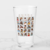 独自の25フォトコラージュを作成 タンブラーグラス (正面)