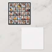 独自の25フォトコラージュを作成 ノートカード (正面/裏面)