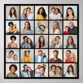 独自の25フォトコラージュを作成 ポスター
