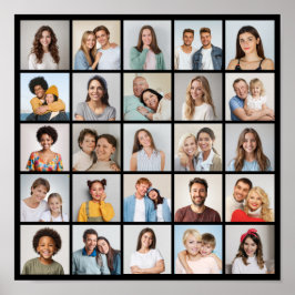 独自の25フォトコラージュを作成 ポスター
