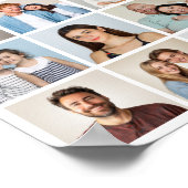 独自の25フォトコラージュを作成 ポスター (角)