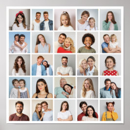 独自の25フォトコラージュを作成 ポスター
