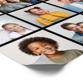 独自の25フォトコラージュを作成 ポスター (角)
