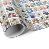 独自の25フォトコラージュを作成 ラッピングペーパー (ロールコーナー)