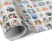 独自の25フォトコラージュを作成 ラッピングペーパー (ロールコーナー)