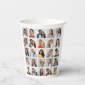 独自の25フォトコラージュを作成 紙コップ (正面)