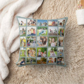 独自の25フォトコラージュを編集可能に作成 クッション (ブランケット)