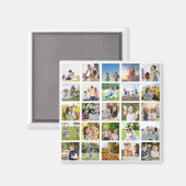 独自の25フォトコラージュを編集可能に作成 マグネット (正面/裏面)