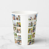 独自の25フォトコラージュを編集可能に作成 紙コップ (右)