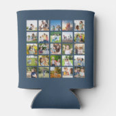 独自の25フォトコラージュを編集可能に作成 缶クーラー (裏面)