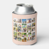 独自の25フォトコラージュを編集可能に作成 缶クーラー (缶正面)