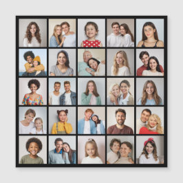 独自の25フォトコラージュ磁気カードの作成