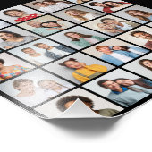 独自の25枚のフォトコラージュの写真の拡大を作成 フォトプリント            (角)